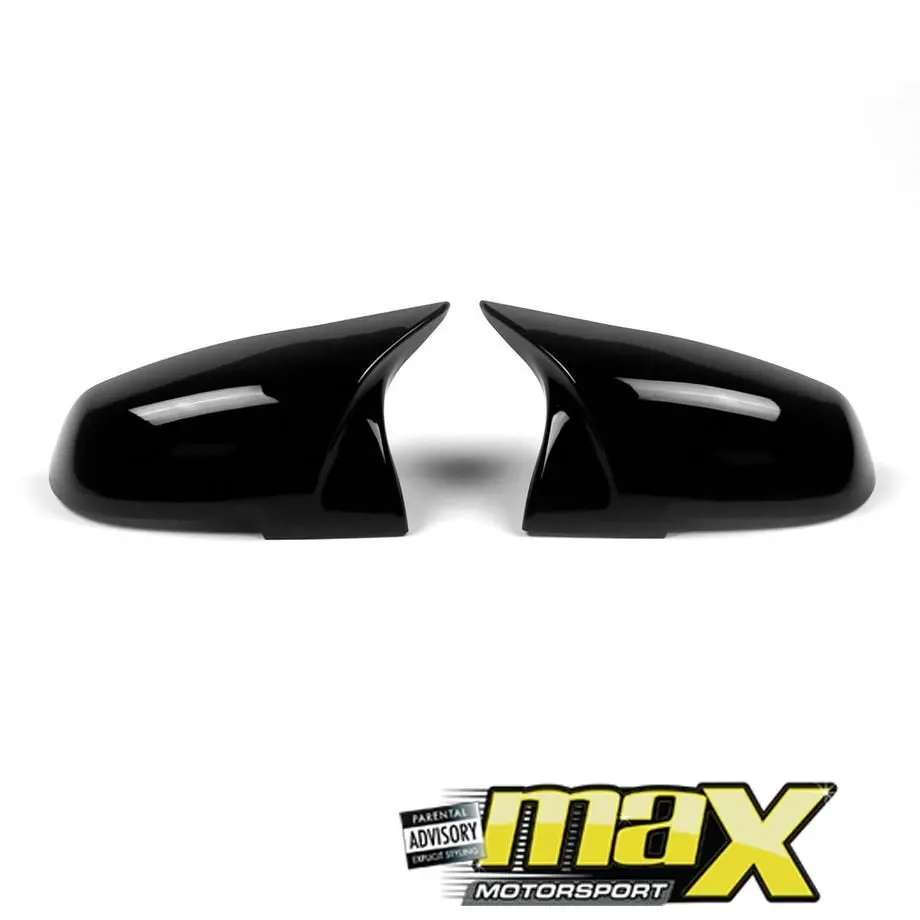 Bm F36 M3/M4 Style Gloss Black Clip On Mirror Covers 1