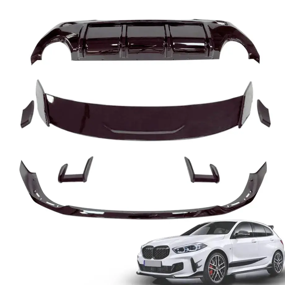 Bm F40 1-Series (21-On) M-Performance 7-Piece Body Kit - Piano Black 1