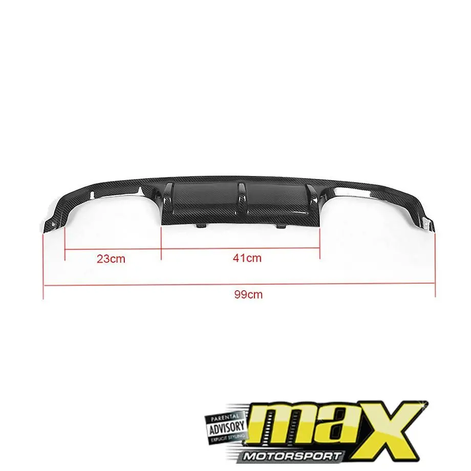 Bm F80 M3/ F82 4 Series Performance Carbon Fibre Rear Diffuser 1