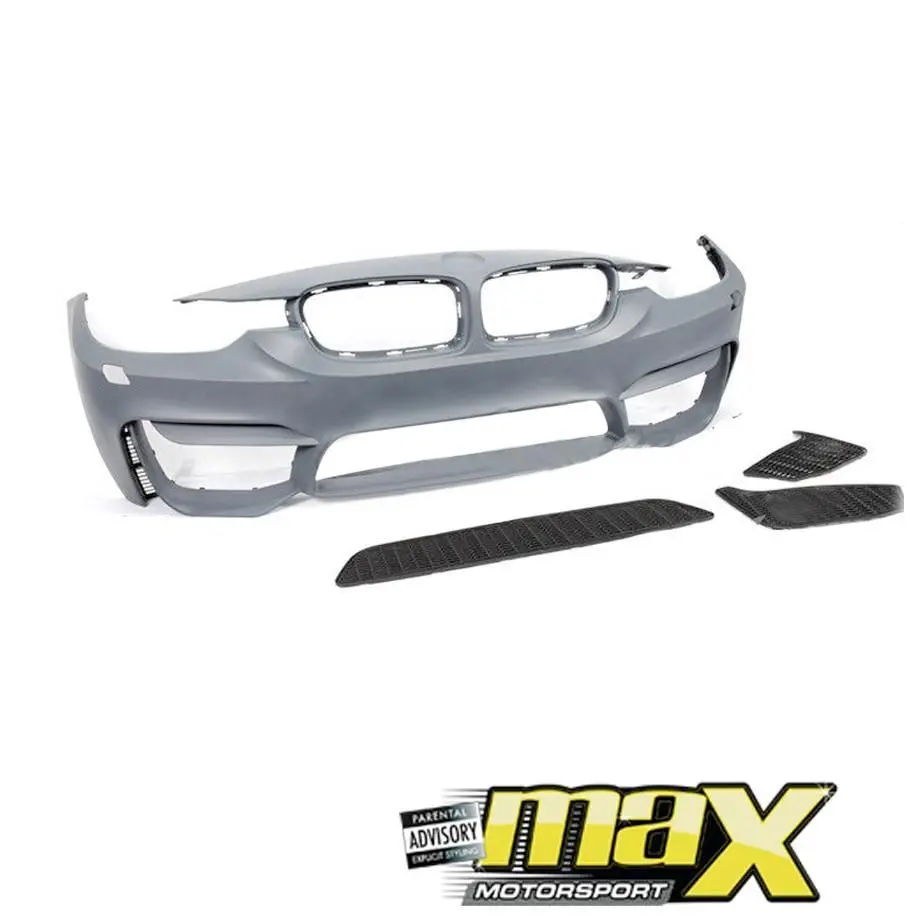 Bm F80 M3 Style Front Bumper To Fit Bm F30 3-Series 1