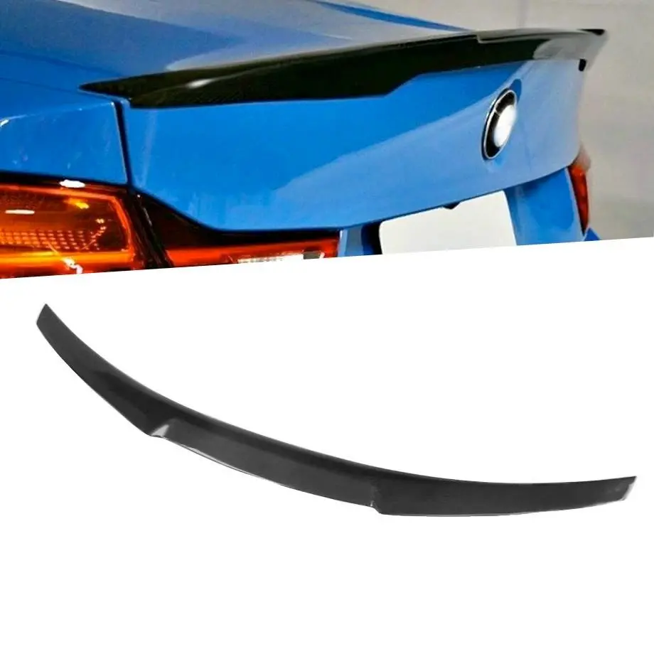 Bm F82 M4 Gloss Black Plastic Boot Spoiler 1