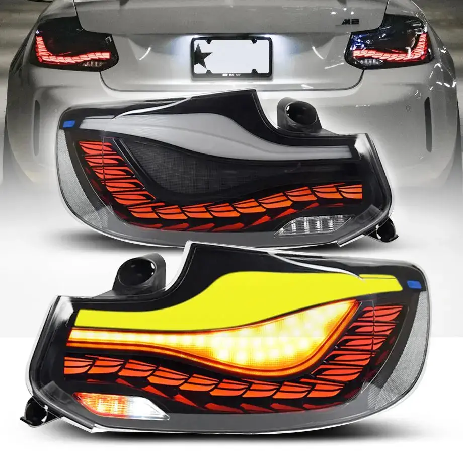 Bm F87 M2 Cs Style Oled Sequential Smoked Black Taillights 1