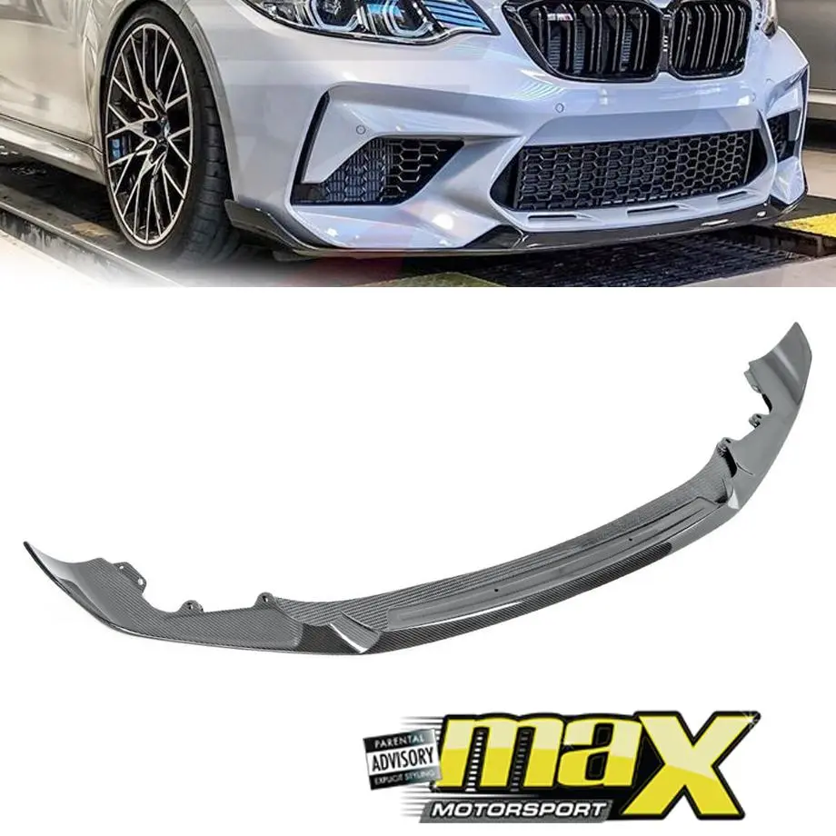 Bm F87 M2 Competition Carbon Fibre Front Spoiler (18-On) 1