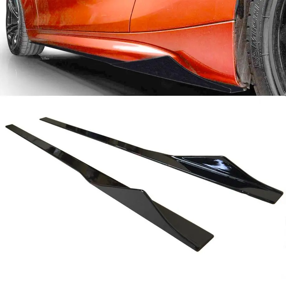 Bm F87 M2 Gloss Black Plastic Side Skirts 1
