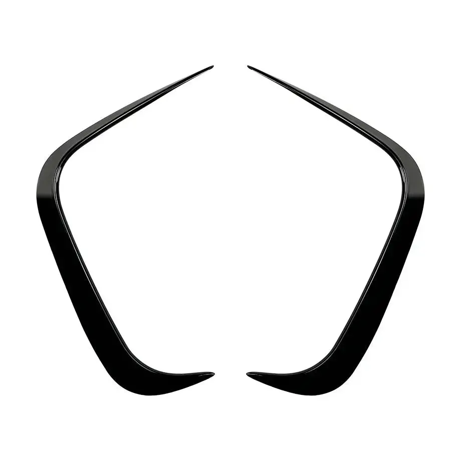 Bm F87 M2 Gloss Black Rear Bumper Canards 1