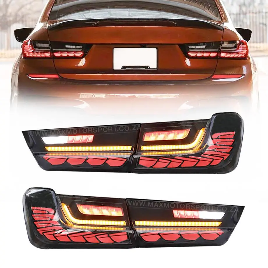 Bm G20 3-Series Cs Style Oled Sequential Smoked Black Taillights 1