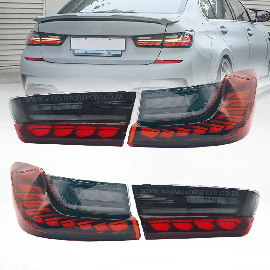 Bm G20 3-Series Cs Style Oled Sequential Smoked Red Taillights 1