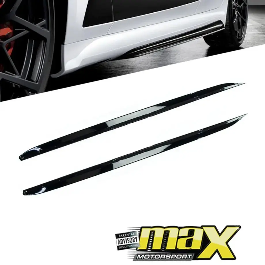 Bm G20 3-Series (19-On) Gloss Black Side Skirt Extensions 1