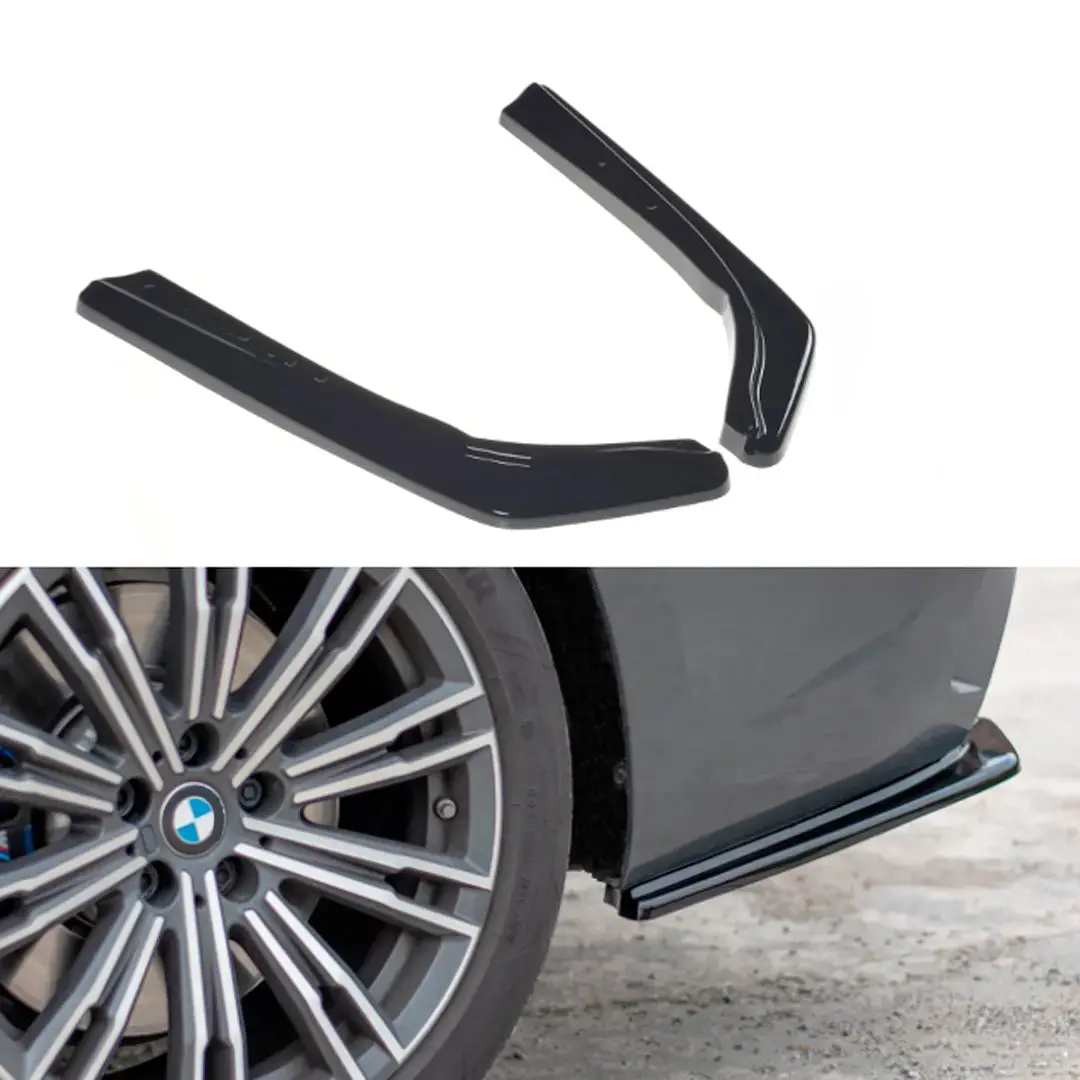 Bm G20 3-Series (19-On) Gloss Black Rear Bumper Splitters 1