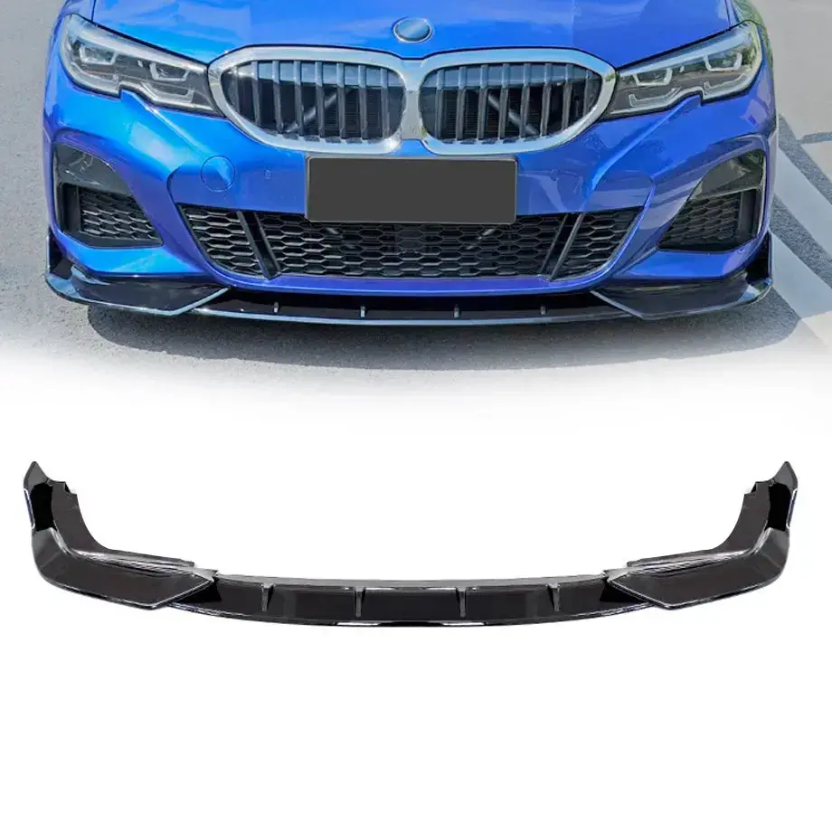 Bm G20 3-Series (19-22) Gloss Black 3-Piece Front Spoiler 1