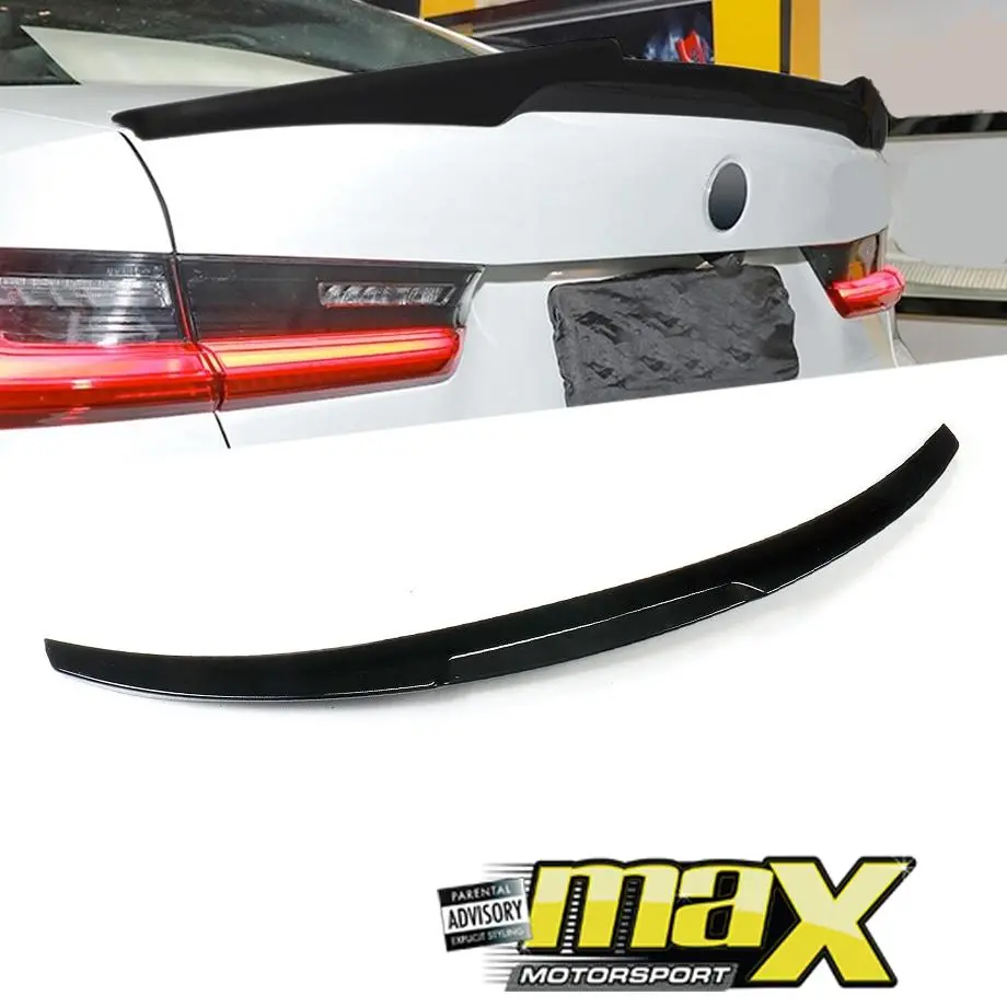 Bm G20 3-Series (2019-On) Gloss Black M4 Style Boot Spoiler 1