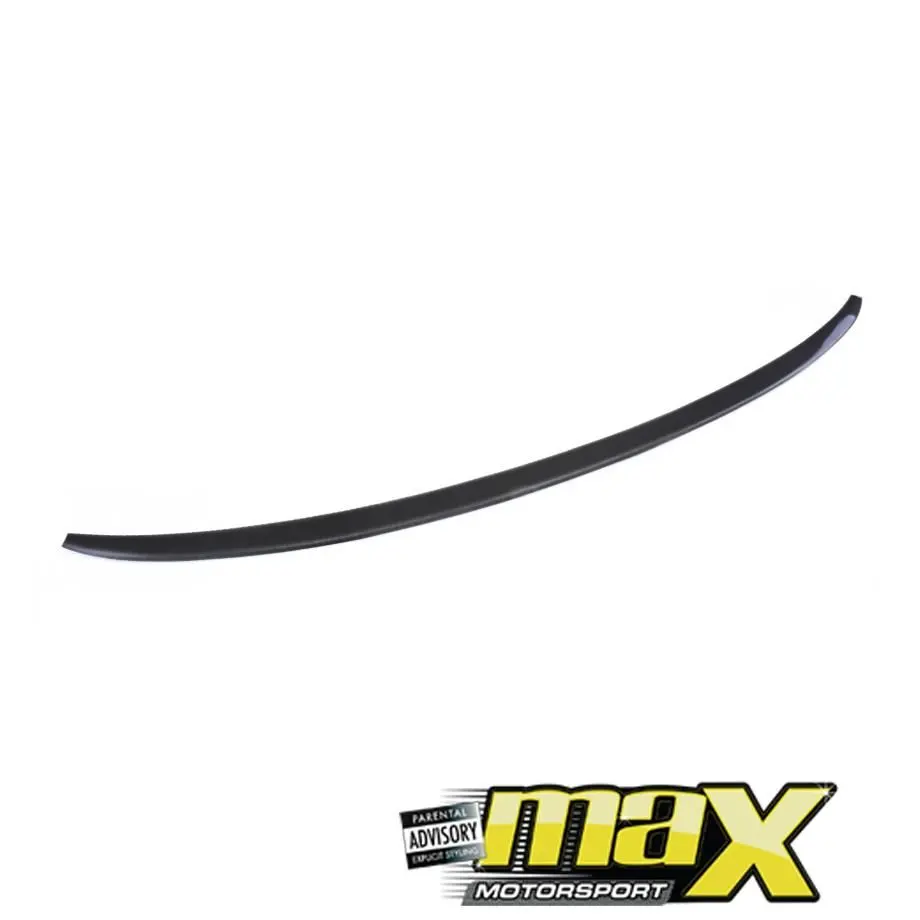 Bm G20 3-Series (19-On) Gloss Black Plastic Slim Boot Spoiler 1