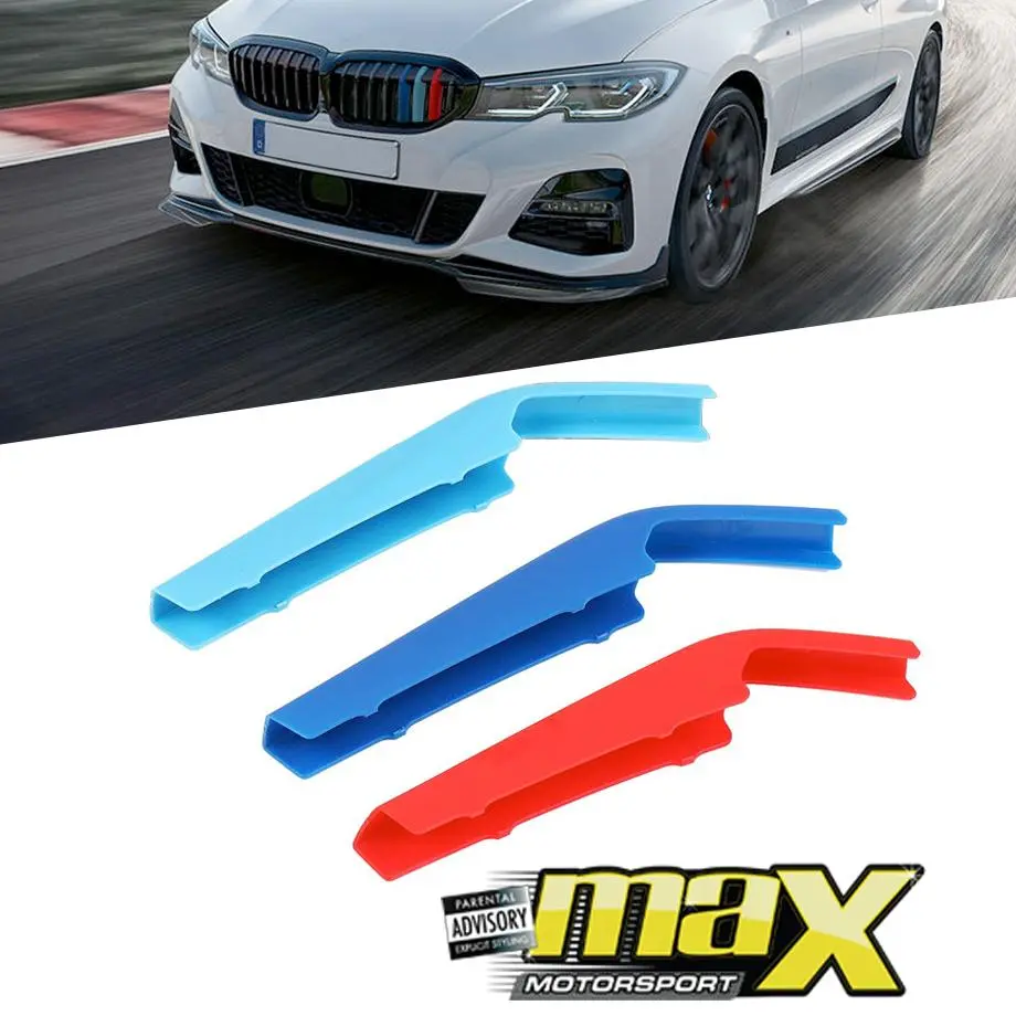 Bm G20 3-Series (2019-On) M-Sport Clip On Grille Stripes 1