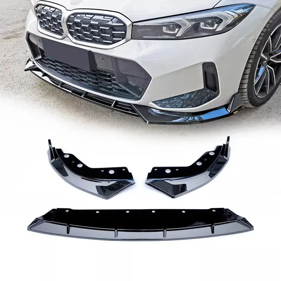 Bm G20 Lci Facelift (23-On) 3-Piece Gloss Black Front Spoiler 1