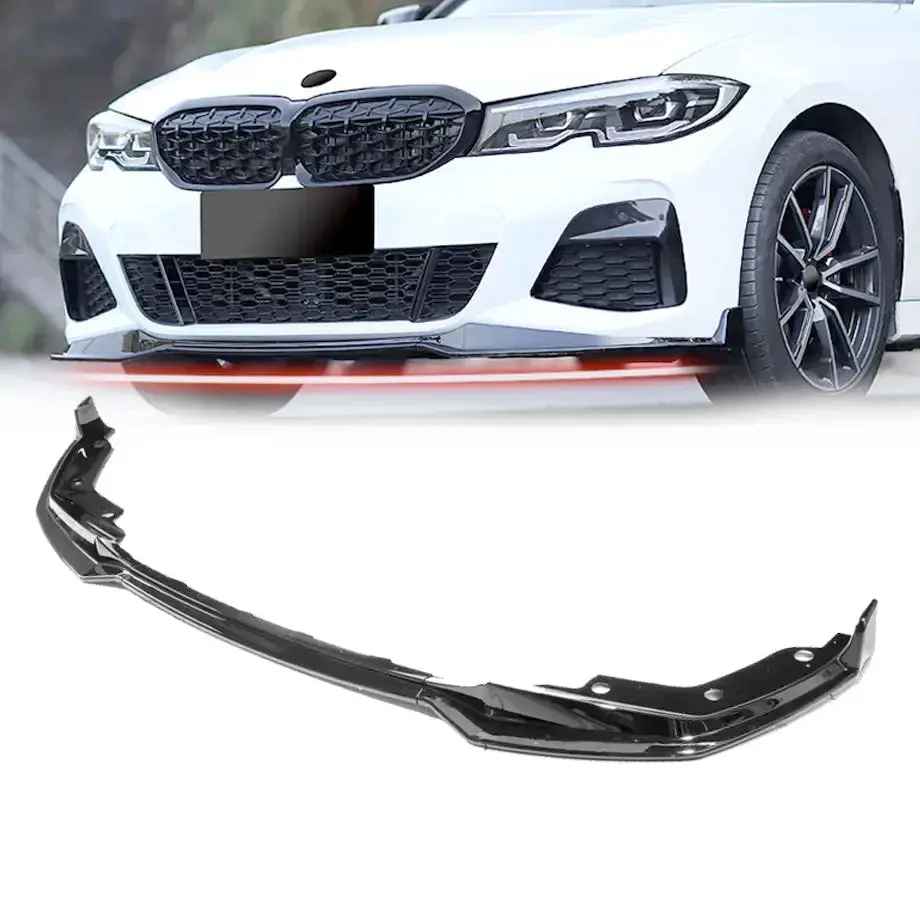 Bm G20 (19-23) Performance Style Gloss Black 3 Piece Front Spoiler 1
