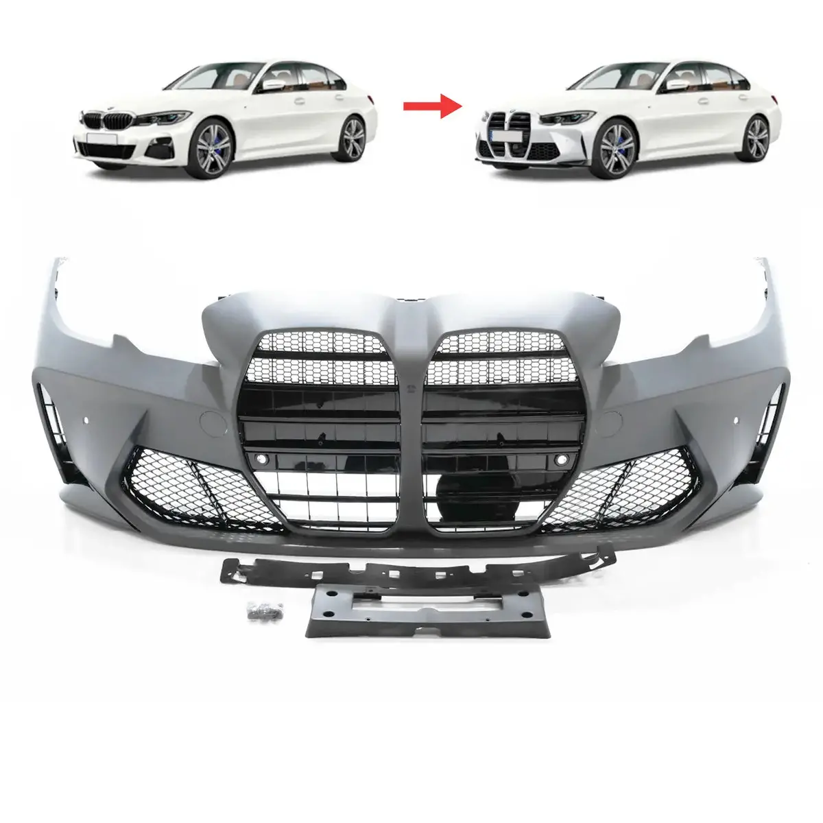 Bm G20 Pre Lci (19-23) - M3 G80 Style Conversion Front Bumper Upgrade 1
