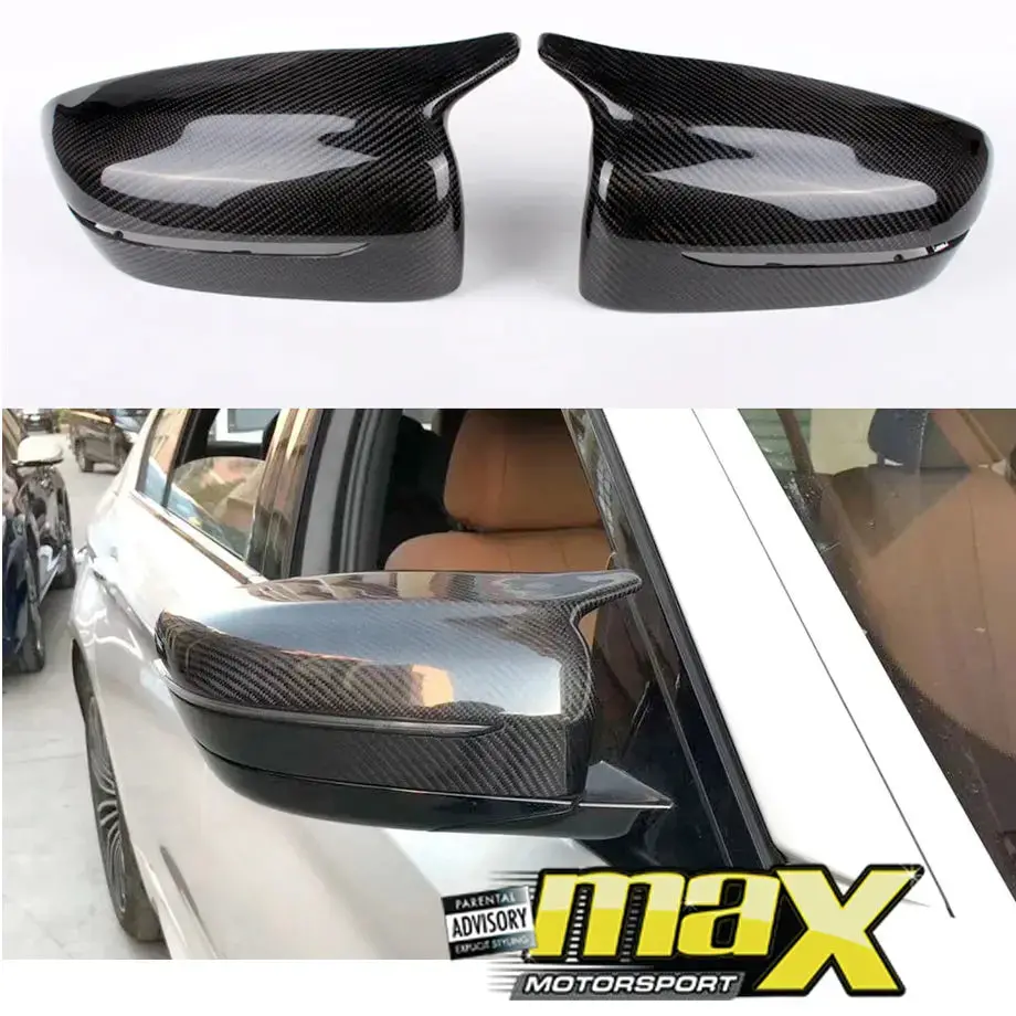 Bm G30 5-Series M4-Style Carbon Fibre Mirror Cover 1