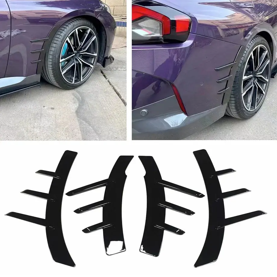 Bm G42 2-Series Gloss Black Performance Style Fender Arch Trim Kit (22-On) 1