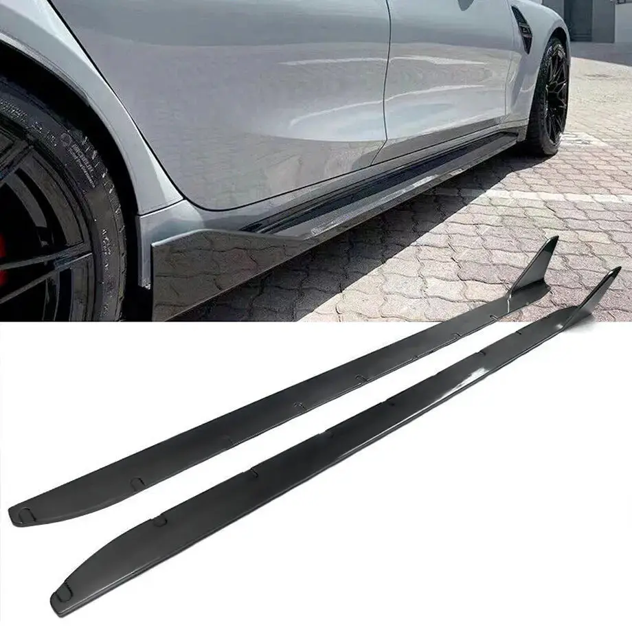 Bm G80 / G82 (M3/M4) Performance Style Gloss Black Side Skirts 1