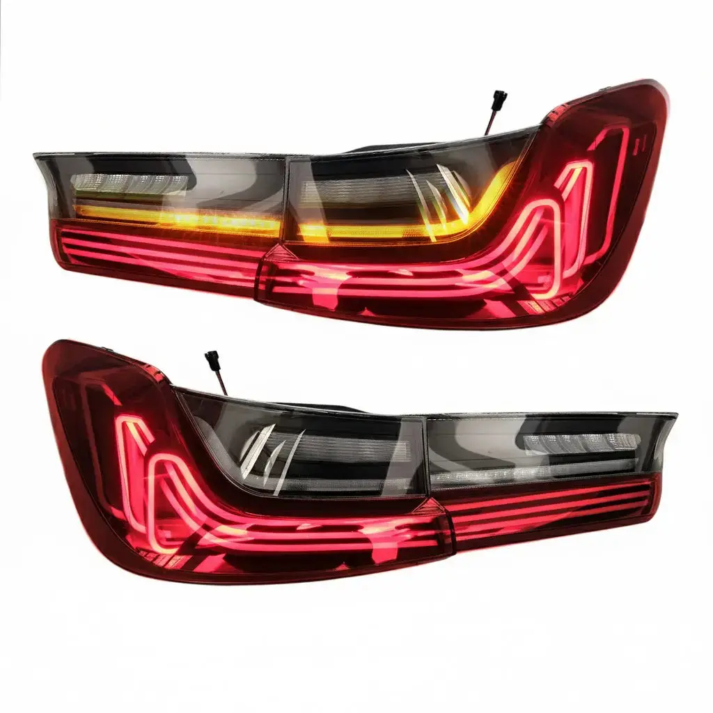 Bm G20 3-Series Csl Laser Style Smoked Red Led Taillights 1