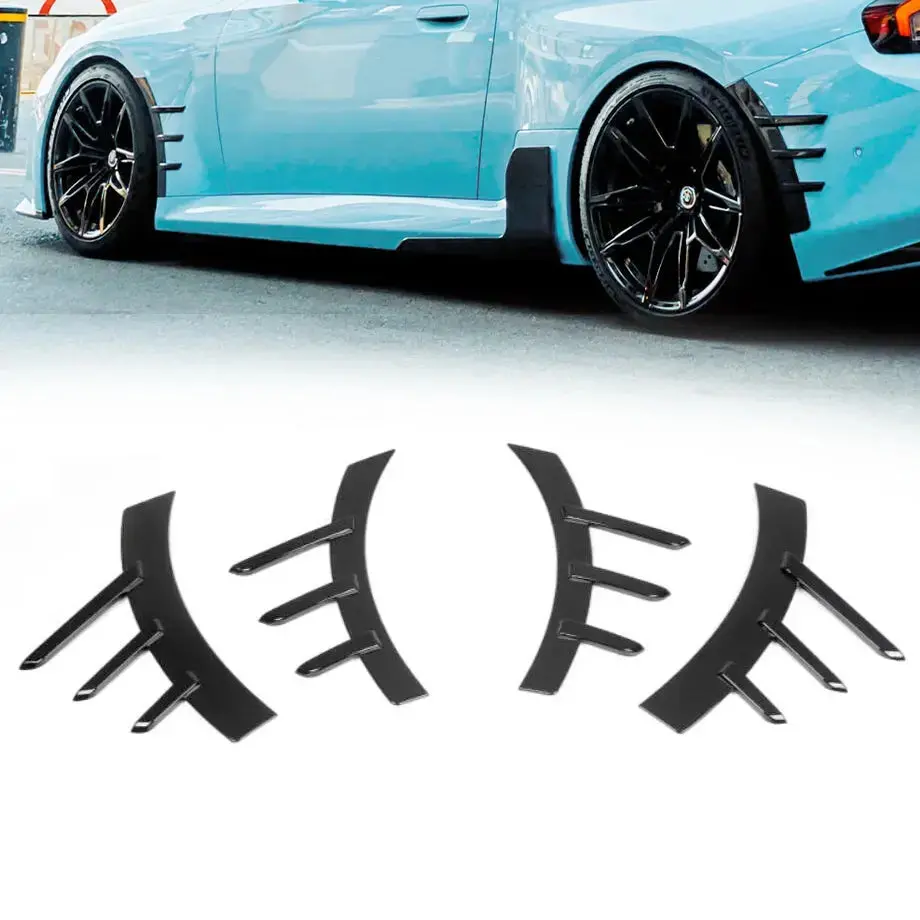 Bm G87 M2 Performance Style Gloss Black Fender Arch Trim Kit 1