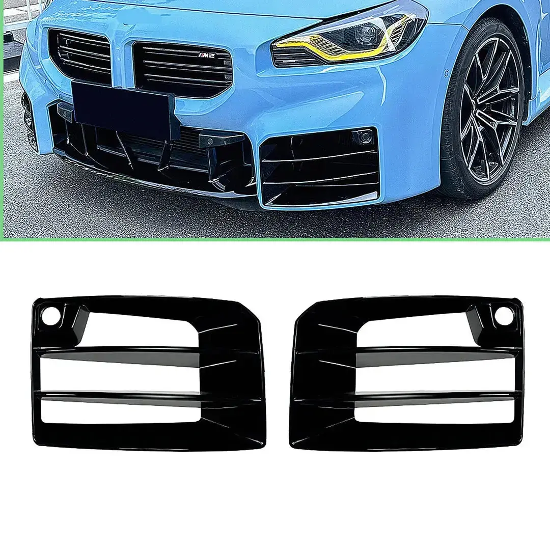 Bm G87 M2 Performance Style Gloss Black Front Bumper Air Vent Covers 1