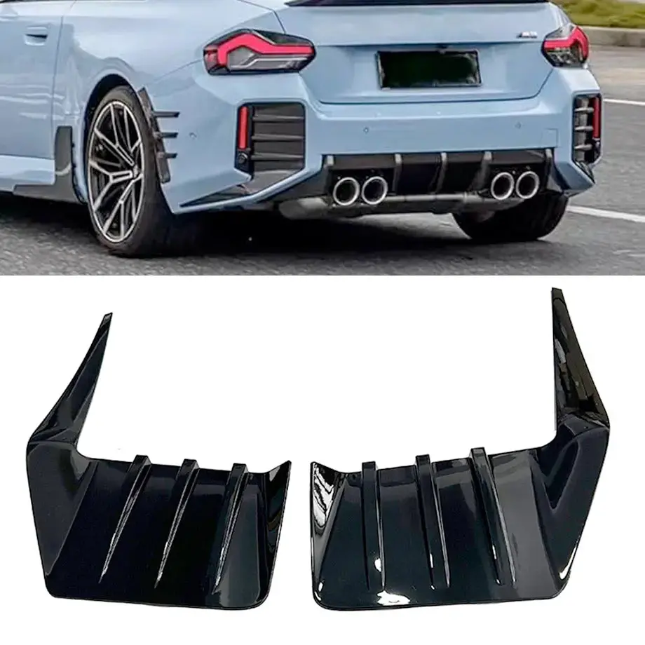Bm G87 M2 Performance Style Gloss Black Rear Bumper Inserts 1