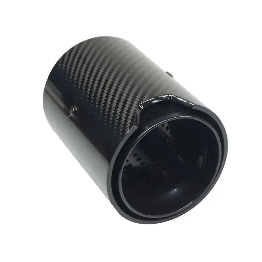 Bm M-Series Performance Style Carbon Fibre Exhaust Tail Pipes (70Mm) 1
