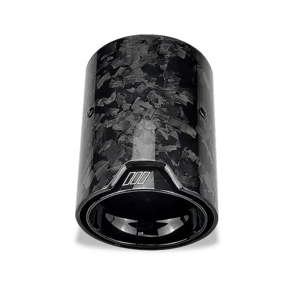 Bm M-Series Performance Style Forged Carbon Fibre Exhaust Tail Pipes (70Mm) 1