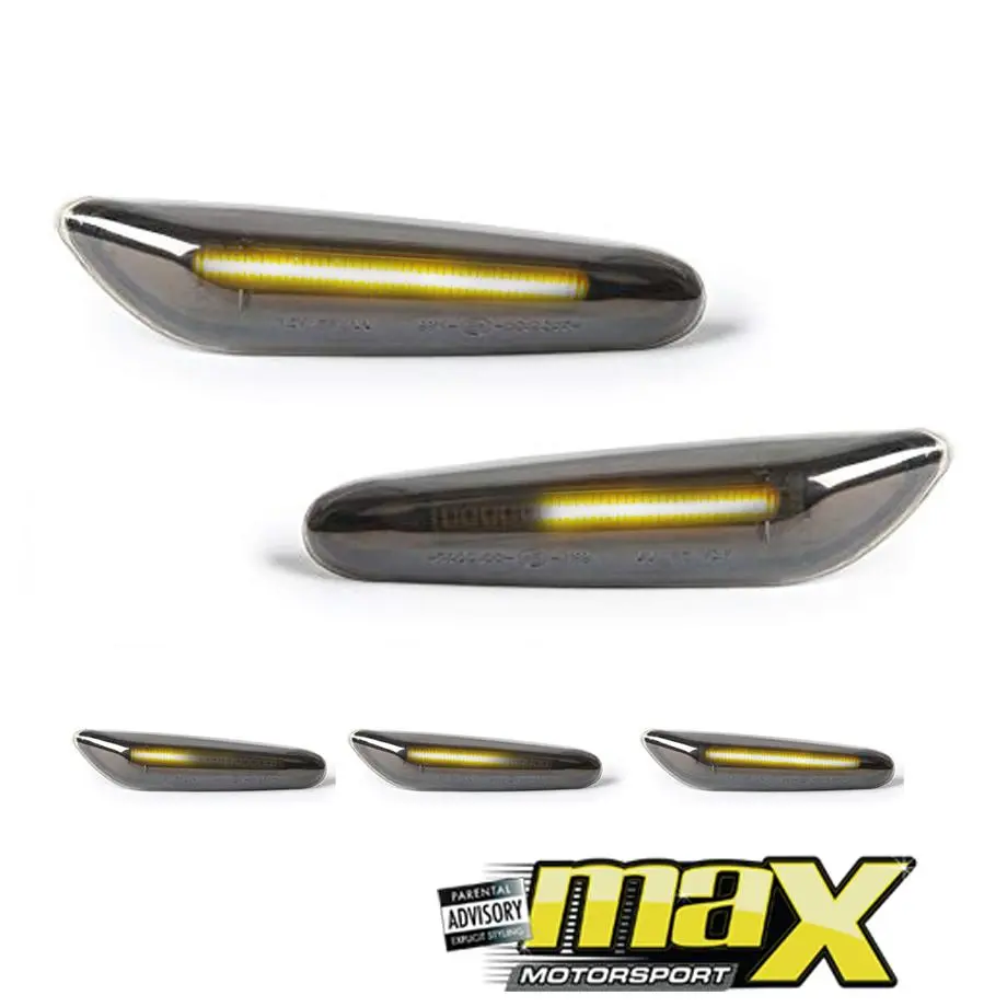 Bm Smoked Led Sequential Side Indicator Markers 1