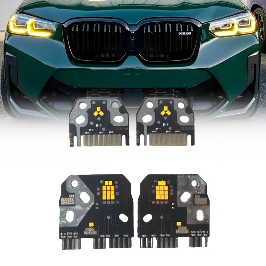 Bm X-Series Lci (22-On) Lemon Yellow Drl Led Headlight Modules 1