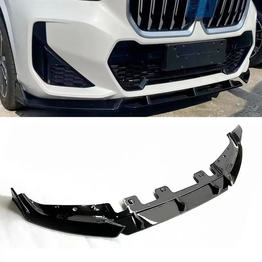 Bm X1 U11 Gloss Black 3-Piece Plastic Front Spoiler (23-On) - Type A 1