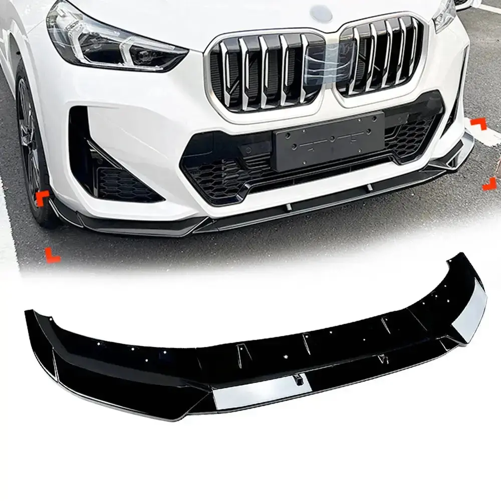 Bm X1 U11 Gloss Black 3-Piece Plastic Front Spoiler (23-On) - Type B 1