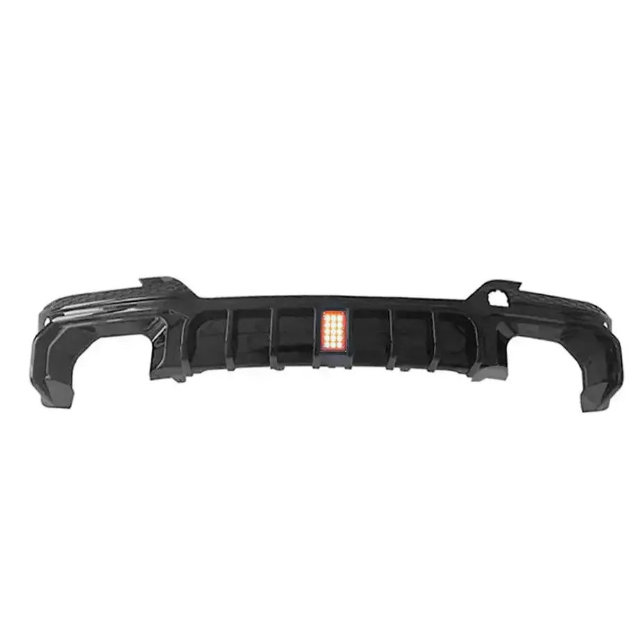 Bm X3 G01 Lci Facelift F1 Style Gloss Black Rear Diffuser 1