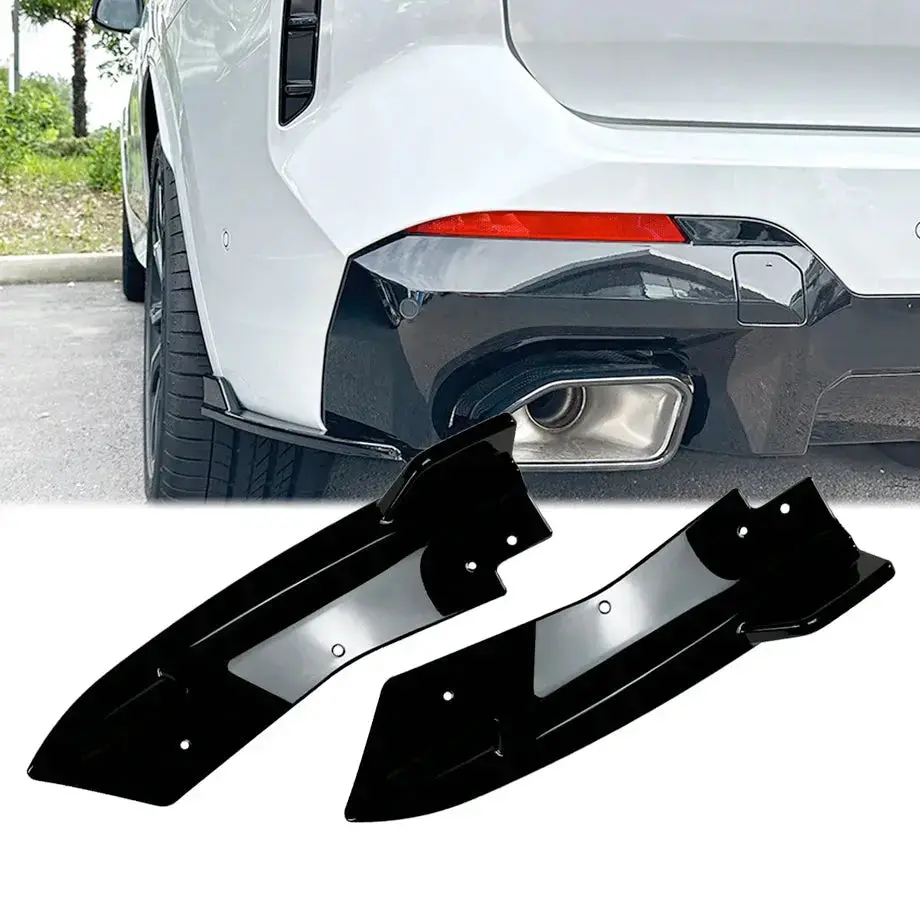 Bm X3 G01 Lci Facelift Gloss Black Rear Bumper Splitter 1