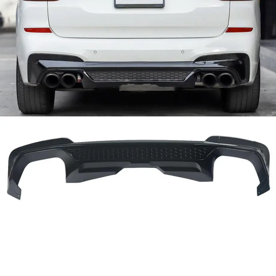 Bm X3 G01 M-Sport Gloss Black Rear Diffuser (19-On) 1