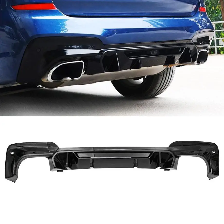 Bm X3 G01 M-Sport Style Gloss Black Rear Diffuser (19-On) 1