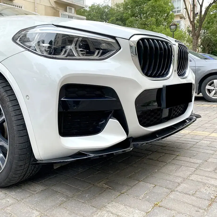 Bm X3 G01 Pre-Facelift 3-Piece Gloss Black Front Spoiler 2