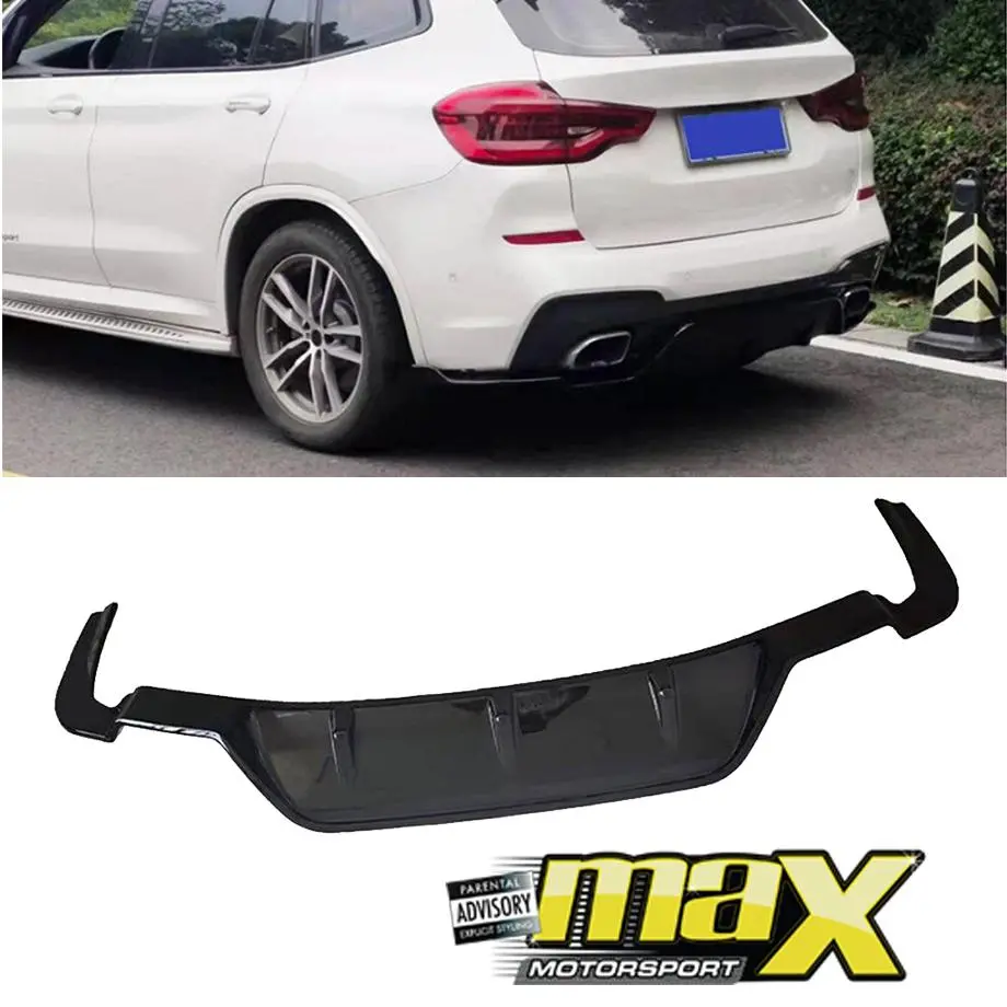 Bm X3 G01 Series Gloss Black Rear Diffuser 1