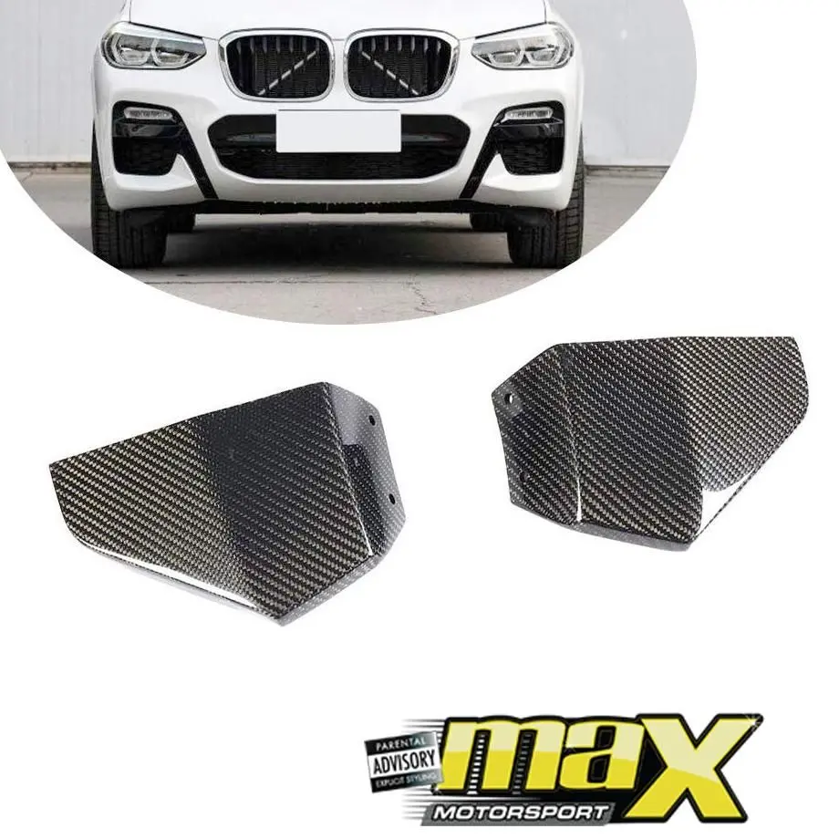 Bm X3 G01 (18-On) Carbon Fibre Front Splitters 1