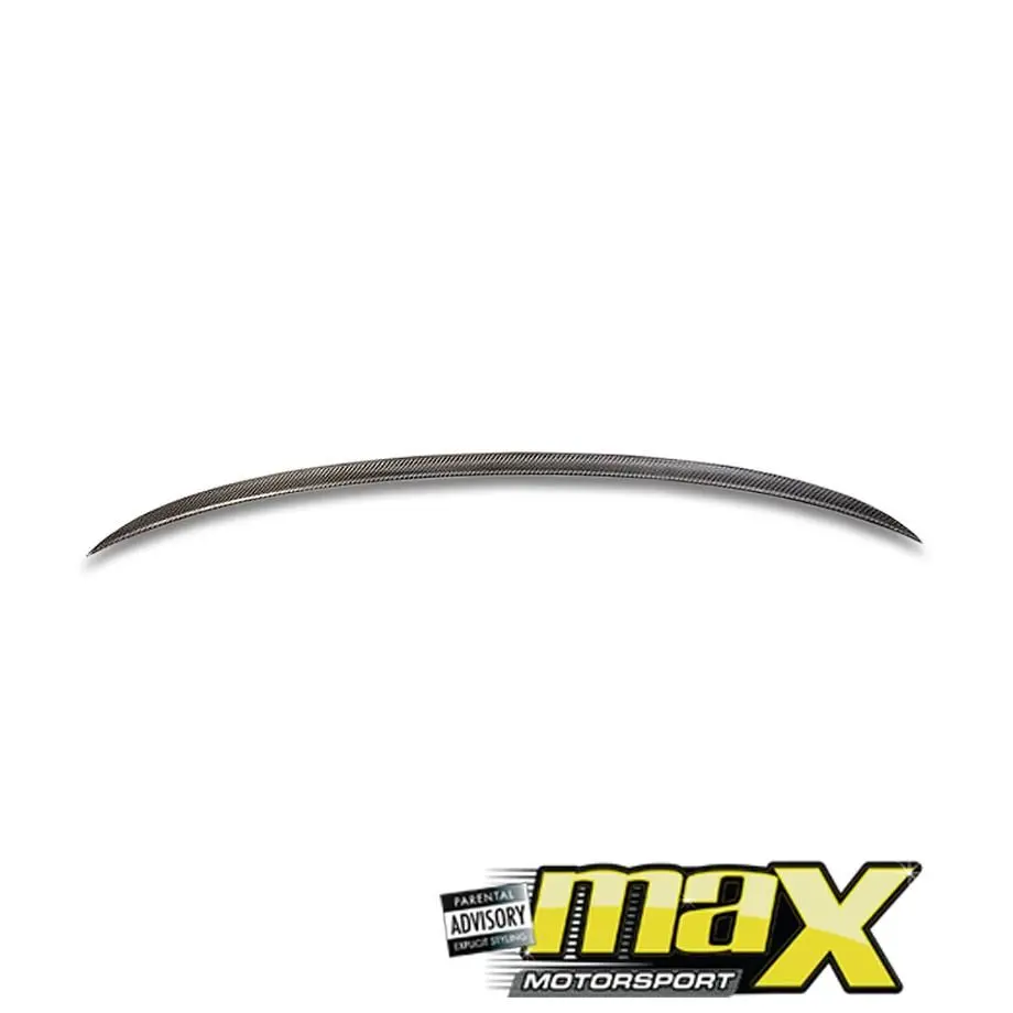 Bm E90 3-Series Carbon Fibre Slim Boot Spoiler 1