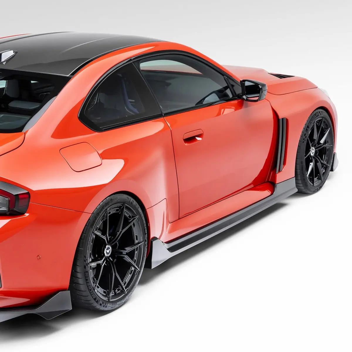 Vorsteiner Bmw G87 M2 Vrs Aero Vented Fenders With Side Skirts Carbon Fiber Pp 2X2 Glossy 1