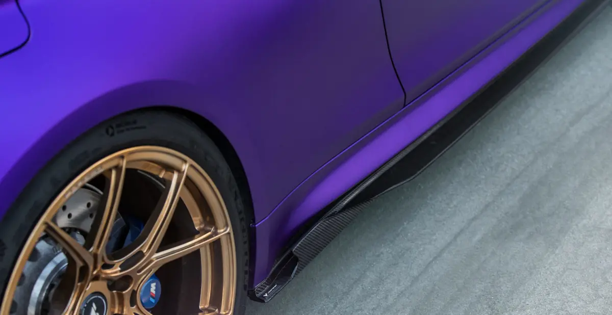 Vorsteiner Bmw F8x M4 Vrs Gts-V Aero Side Skirts Carbon Fiber Pp 2X2 Glossy 1
