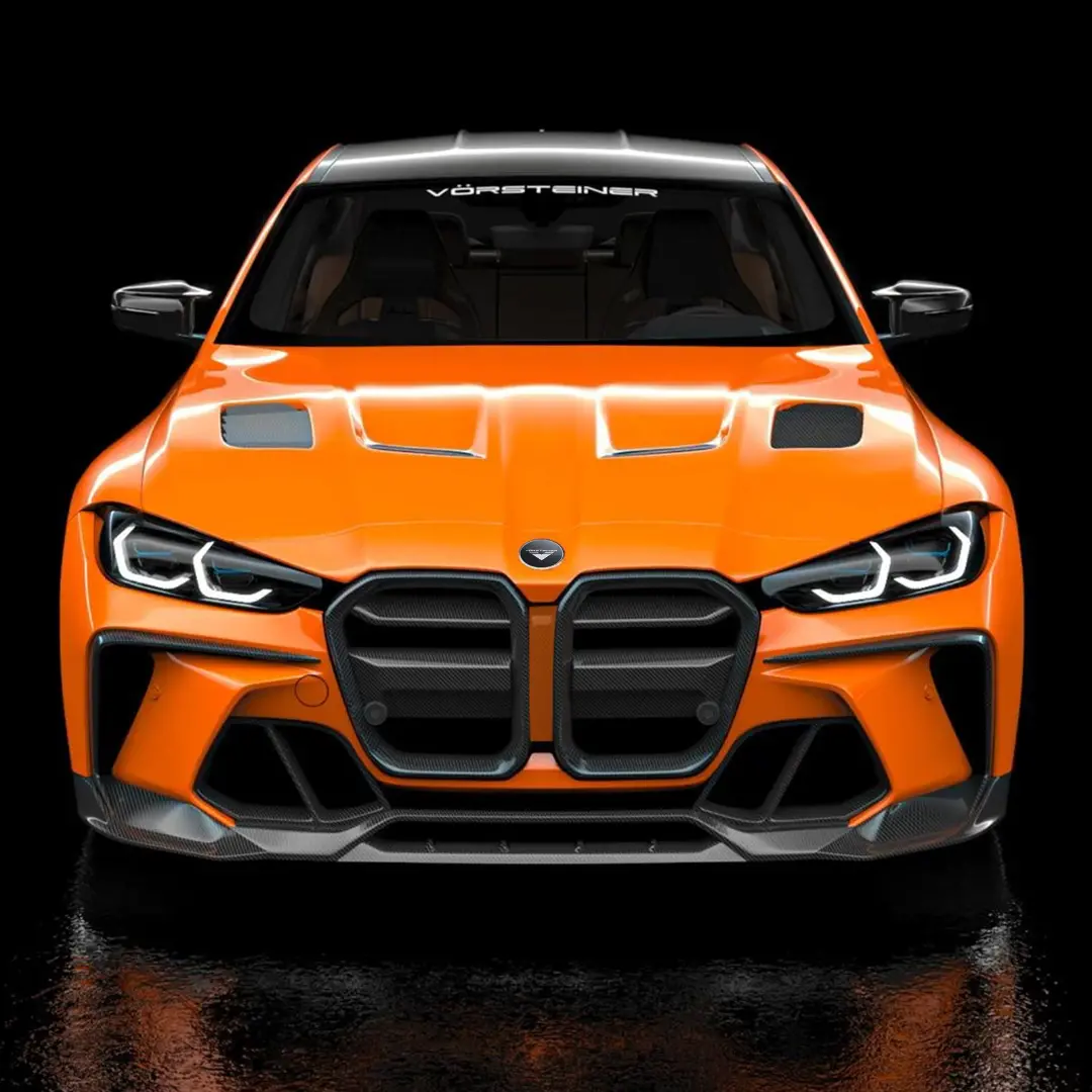 Vorsteiner Gts-V Bmw G80 M3 | G82 M4 Carbon Fiber Aero Front Bumper 1