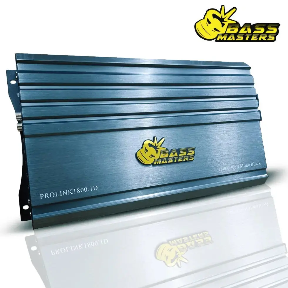 Bass Masters Pro Link-1800.1 Black Series Monoblock Amplifier - 18 000W 1