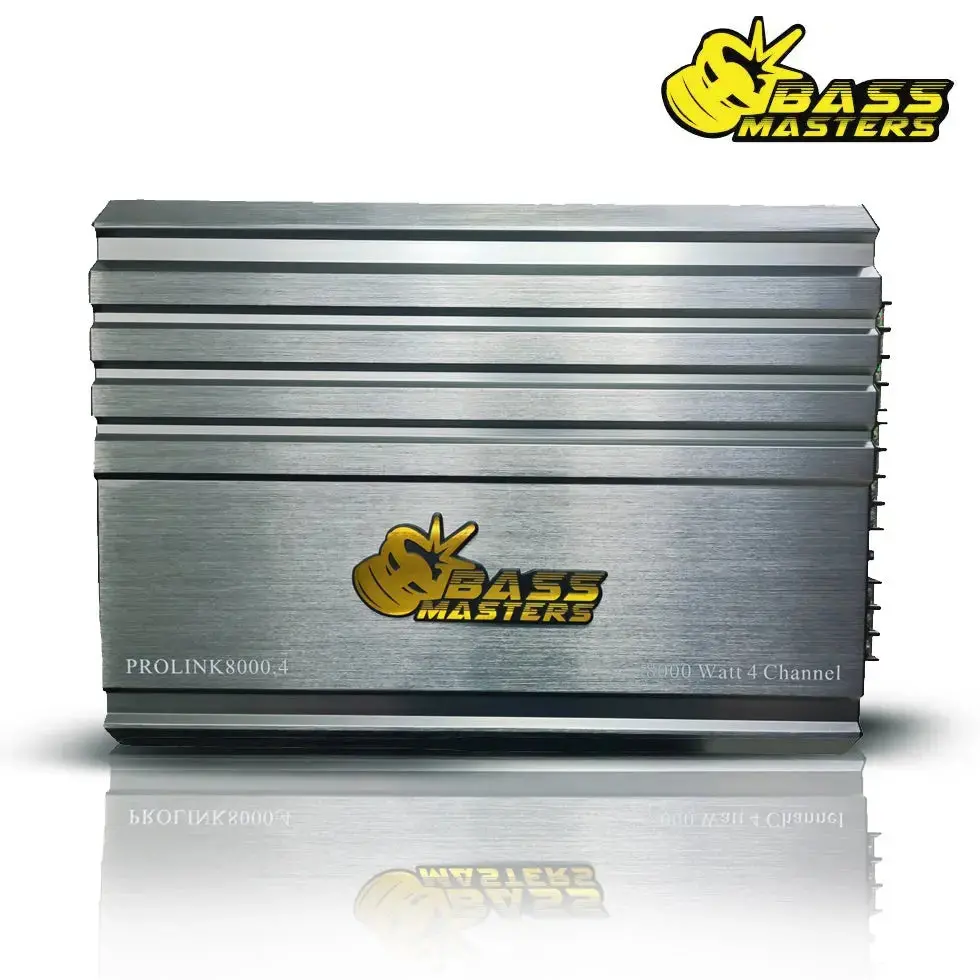Bass Masters Pro Link-8000.4 4-Channel Amplifier - 8000W 1