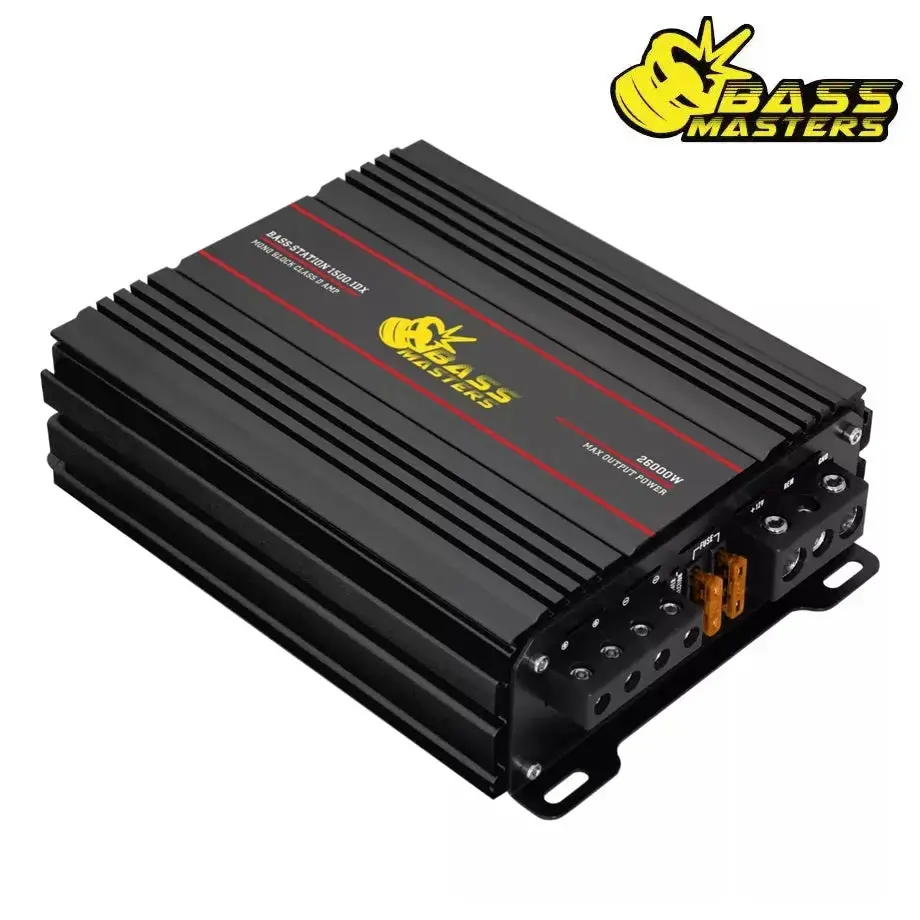 Bass Masters - Bass Station Monoblock 1500.1Dx Amplifier - 26 000W 1