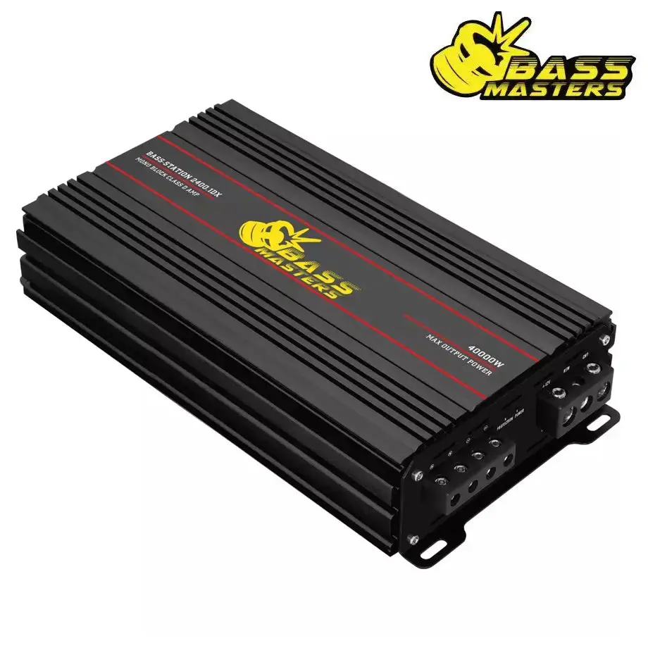 Bass Masters - Bass Station Monoblock 2400.1Dx Amplifier - 40 000W 1
