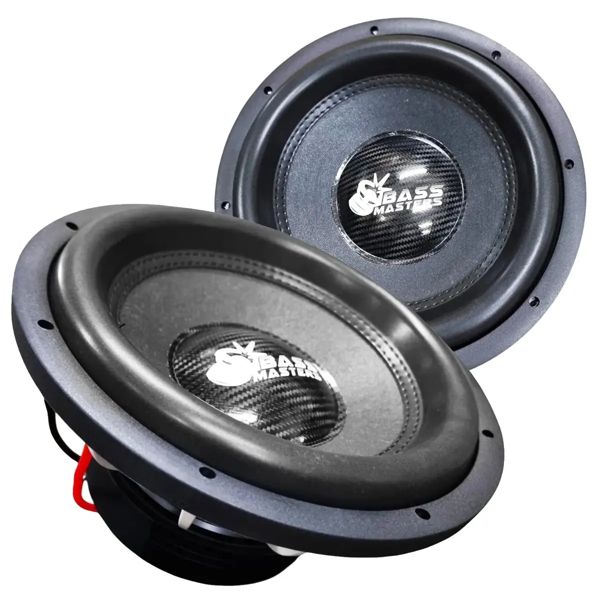 Bass Masters Hypersonik-12D4 12" Dvc D4 Subwoofer - 1800W Rms 1