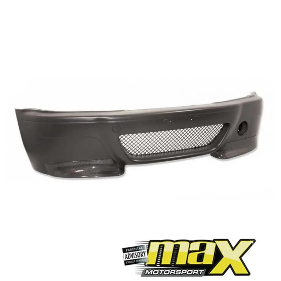 Bm E46 M3 Csl Bumper With Carbon Fibre Splitters 1